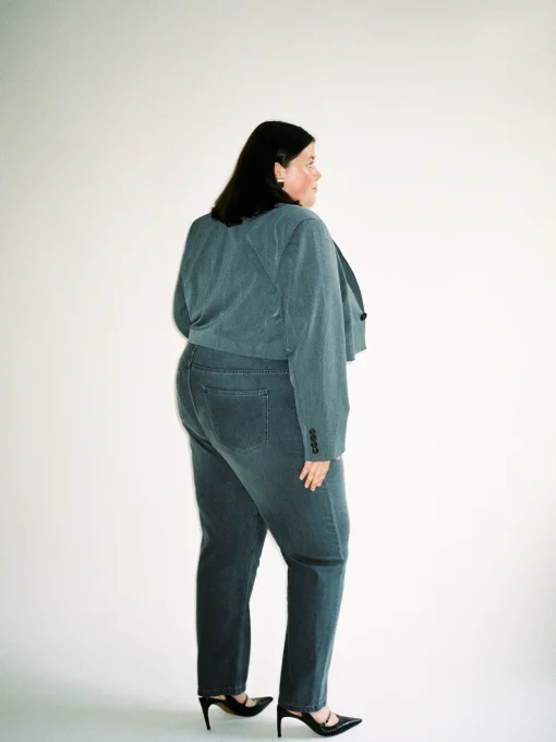 Djerf Avenue Avslappnade Jeans Gra Fashion