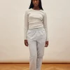 Djerf Avenue Breezy Pants Blue Stripe - Hog Best