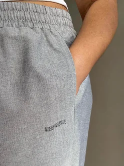 Djerf Avenue Breezy Pants Gra - Hog Cheap