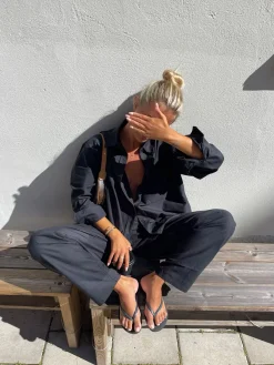 Djerf Avenue Breezy Pants Svart New