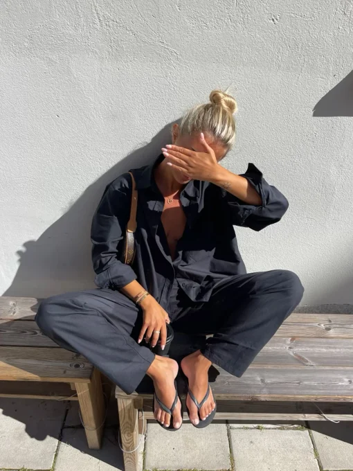 Djerf Avenue Breezy Pants Svart New