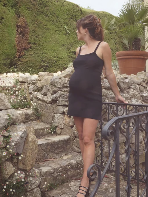 Djerf Avenue Daily Tank Dress Ribbed Black Online