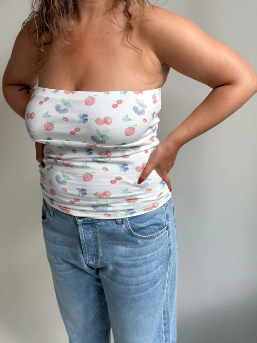 Djerf Avenue Daily Tube Top Sommarbar New