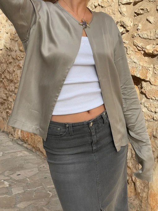 Djerf Avenue Dream Cardigan Rain Sale