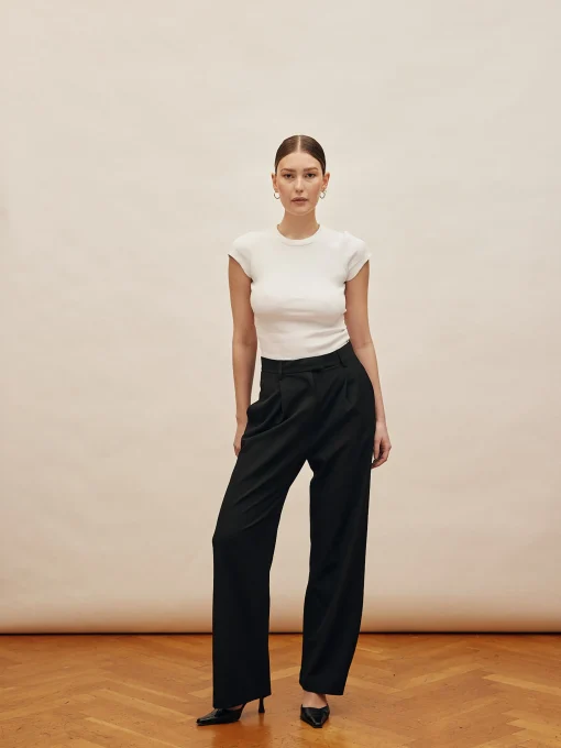 Djerf Avenue Favoritbyxor Svarta Sale