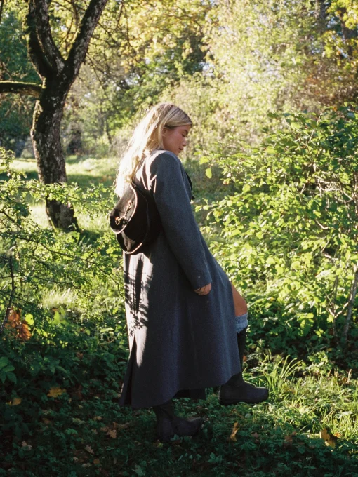 Djerf Avenue Forever Coat Gra Clearance