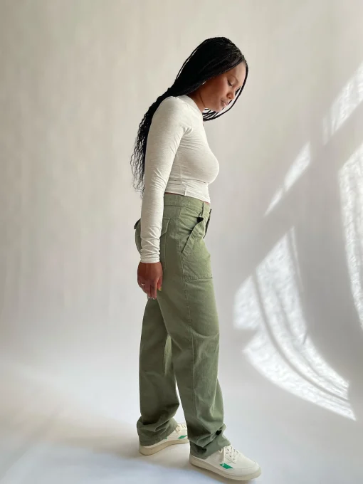 Djerf Avenue Ga Till Pants Green Fashion