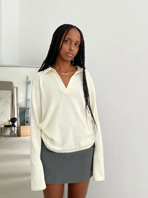 Djerf Avenue Getaway Top Cream Sale