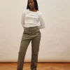 Djerf Avenue Go To Pants Green - Tall Cheap