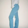 Djerf Avenue Raka Jeans Mellanbla - Hog Store