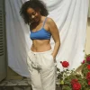 Djerf Avenue Sportig Bikinitopp Lagoon Flash Sale