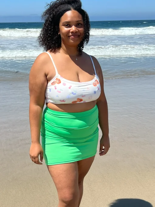 Djerf Avenue Sportig Bikinitopp Tangerine New