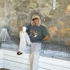 Djerf Avenue Wild Child T-Shirt New
